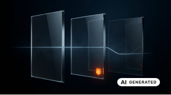 Ein KI-erzeugtes Bild im Frontend mit dem offiziellen EU-Symbol „AI GENERATED" unten rechts und der Schaltfläche „Details zur KI-Nutzung" darunter